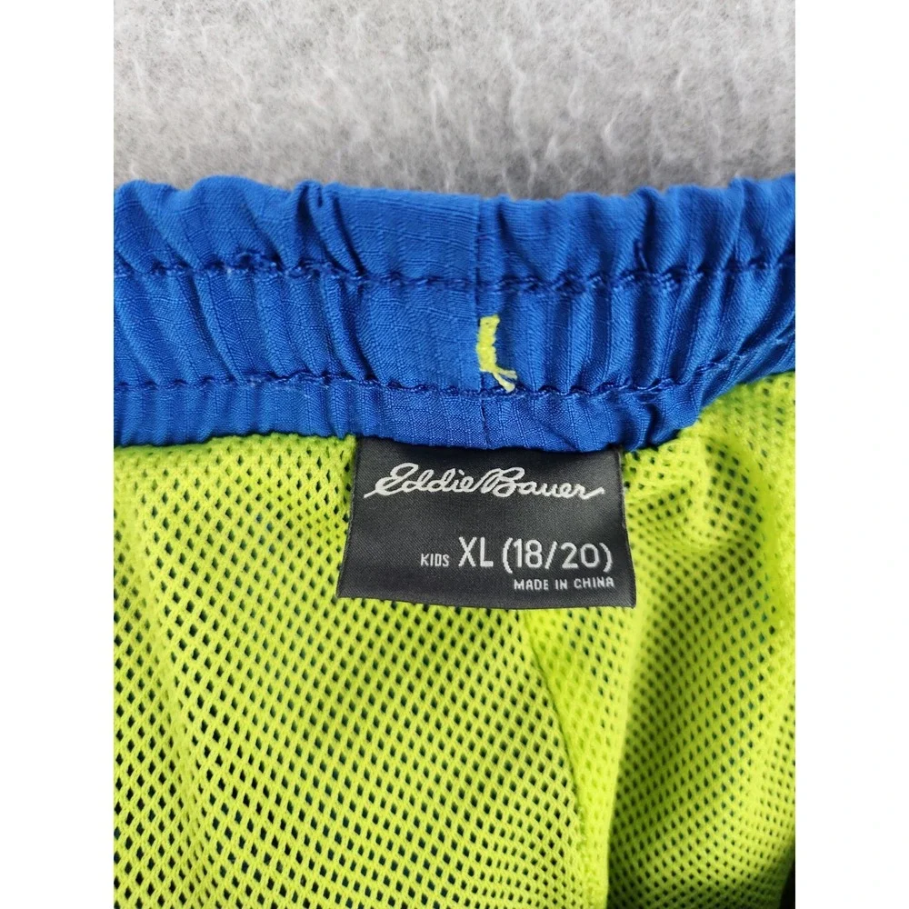 Eddie Bauer Boys Hybrid‎ Blue Shorts Swimming Shorts Size XL (18/20) Mens Small
